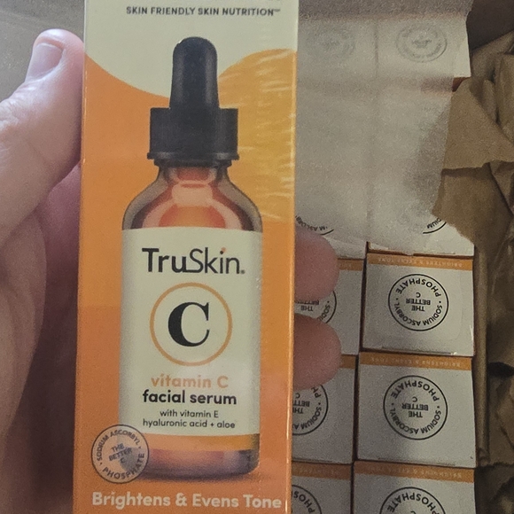 10 Vials Skin Vitamin C Facial Serum - Bright Orange